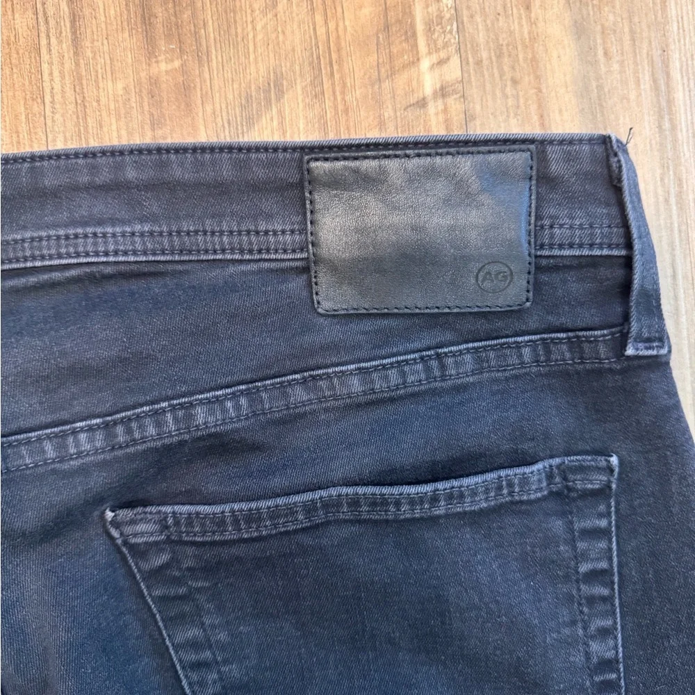 AG Adriano Goldschmied Charcoal Black Modern Slim Men’s Jeans, 38x34 - Picture 11 of 11